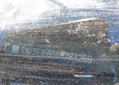 2020 Tesla Model 3 Long Range Dual Motor All-Wheel Drive z USA, uszkodzony, nr VIN 5YJ3E1EB5LF783269